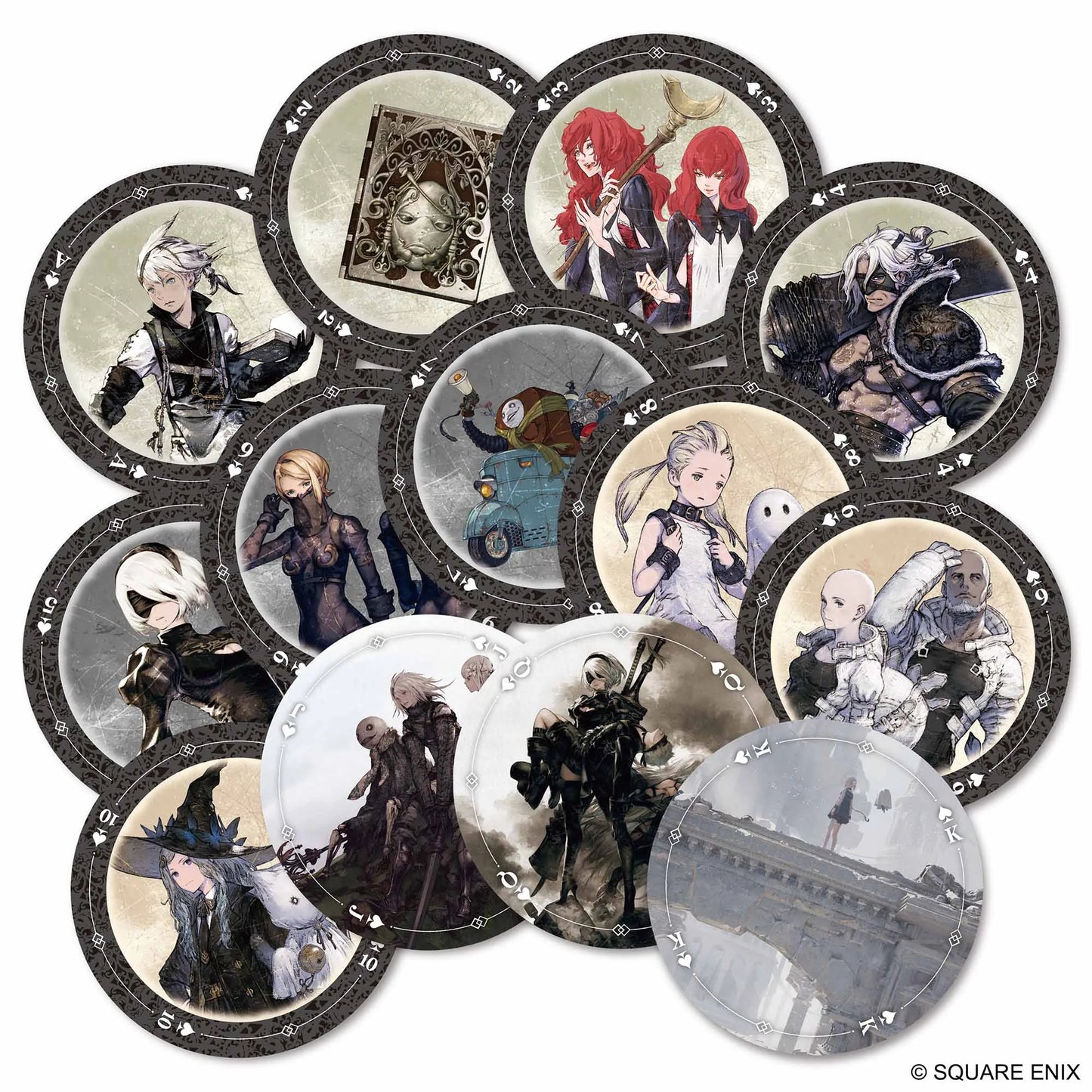丸型トランプ - NieR Series
