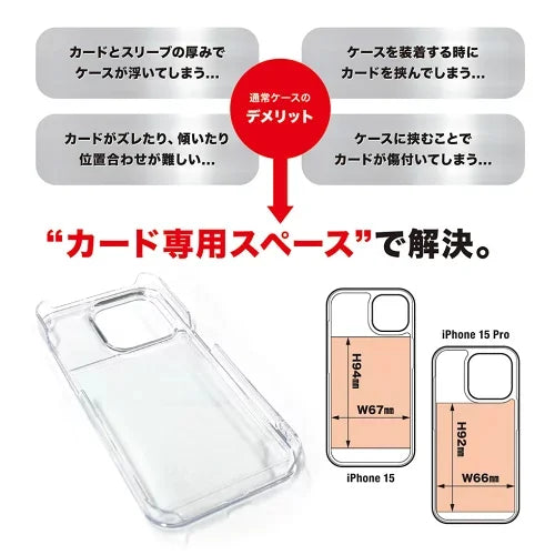 フルプロテクトスリーブ for iPhone 15《2セット》