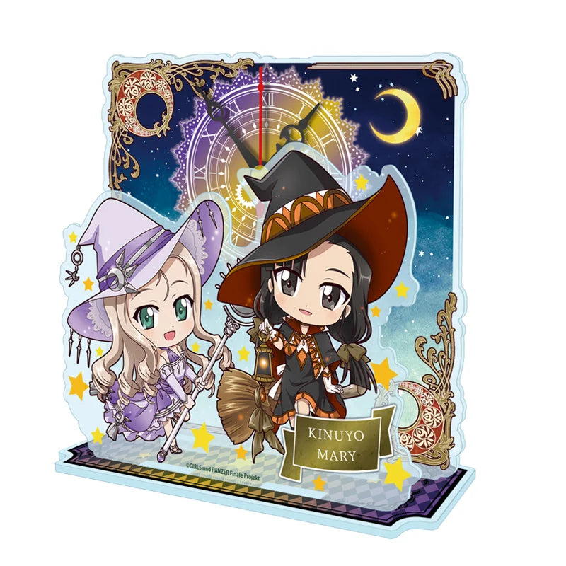 ぷちちょこミニアクリル置時計 西絹代&マリー 魔女Ver. - ガールズ&パンツァー 最終章