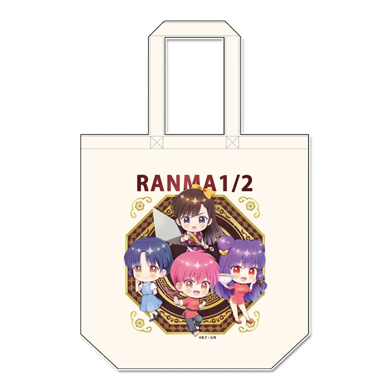 ぷちちょこキャンバストートバッグ らんま&あかね&シャンプー&右京 - らんま1/2
