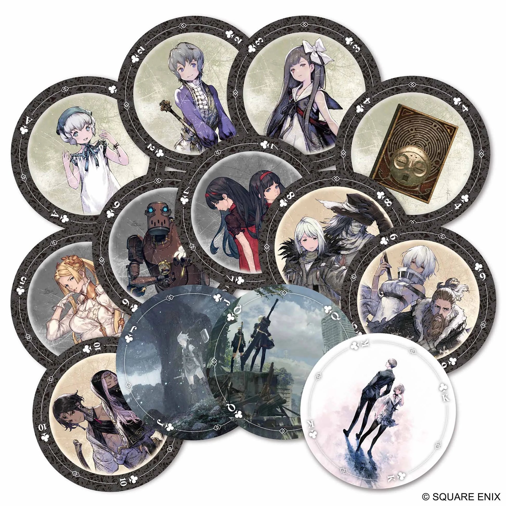丸型トランプ - NieR Series