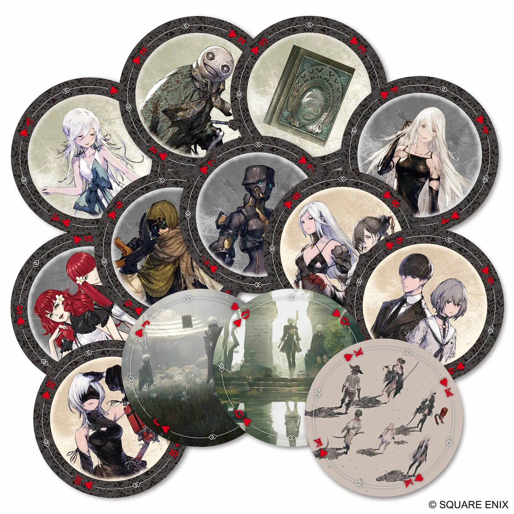 丸型トランプ - NieR Series