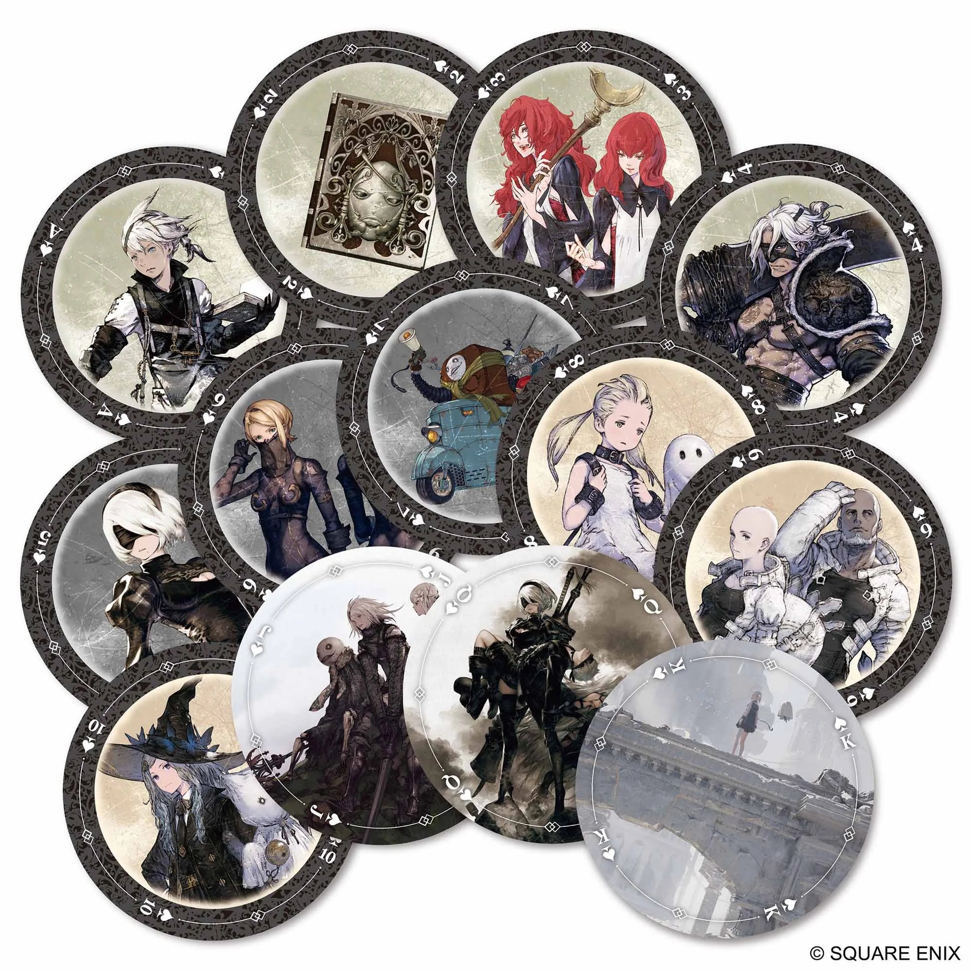 丸型トランプ - NieR Series