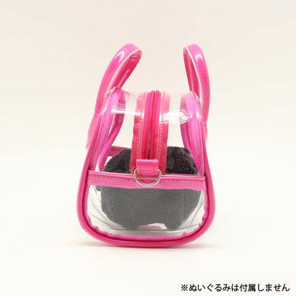 ボストン型クリアぬいポーチ ピンク (CONC-OE01)