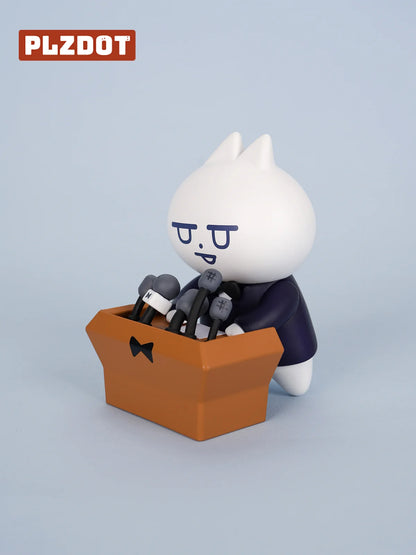 PLZDOT ネクタイ猫 私のような子猫シリーズ ブラインドボックスフィギュア《BOX 6個入り》