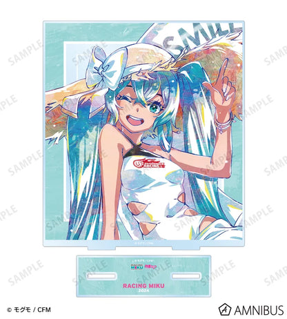 レーシングミク 2024 Tropical Ver. Ani-Art BIGアクリルスタンド Ver.B - 初音ミク GTプロジェクト