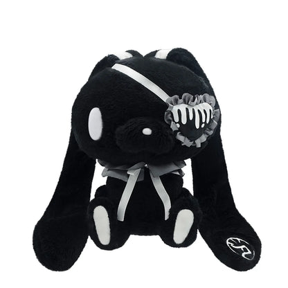 汎用うさぎ 手乗り鎮座ぬいぐるみ Eyepatch Ver. ブラック