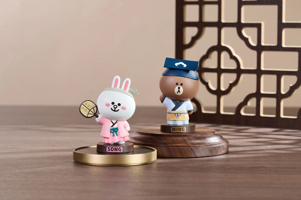 LINE FRIENDS & 故宮博物院 トレーディングフィギュア《BOX 5個入り》