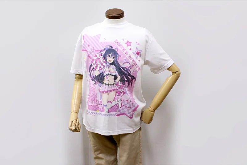 描き下ろし グラフィックTシャツ 夜刀神十香 チアガール - デート・ア・ライブIV