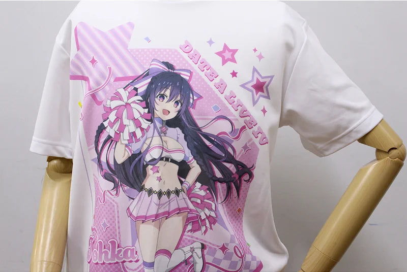 描き下ろし グラフィックTシャツ 夜刀神十香 チアガール - デート・ア・ライブIV