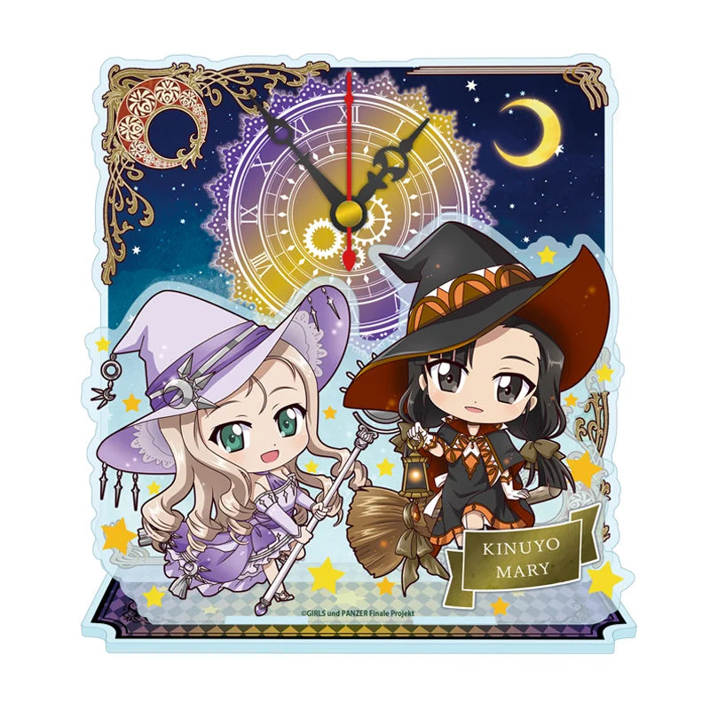 ぷちちょこミニアクリル置時計 西絹代&マリー 魔女Ver. - ガールズ&パンツァー 最終章