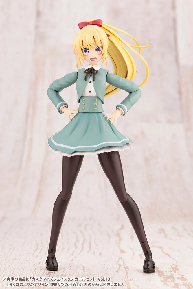創彩少女庭園 カスタマイズフェイス&デカールセット Vol.10 らぐほのえりかデザイン 佐伯リツカ用A