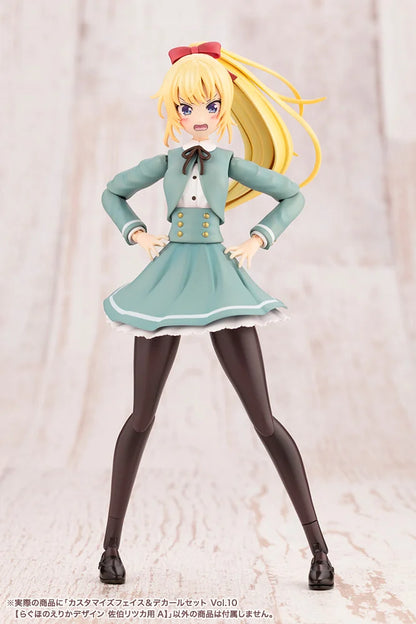 創彩少女庭園 カスタマイズフェイス&デカールセット Vol.10 らぐほのえりかデザイン 佐伯リツカ用A