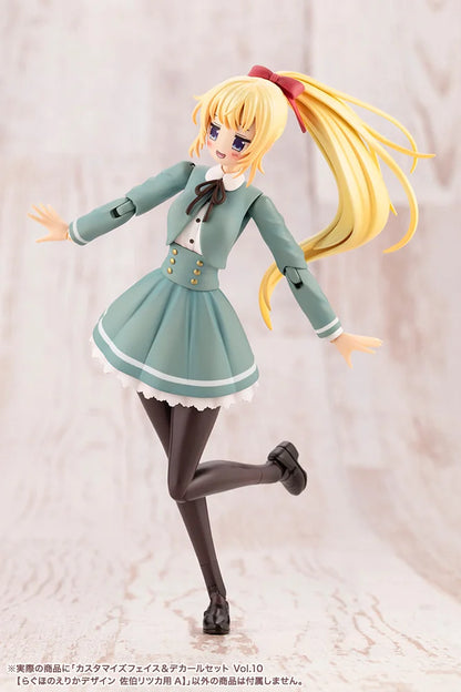 創彩少女庭園 カスタマイズフェイス&デカールセット Vol.10 らぐほのえりかデザイン 佐伯リツカ用A