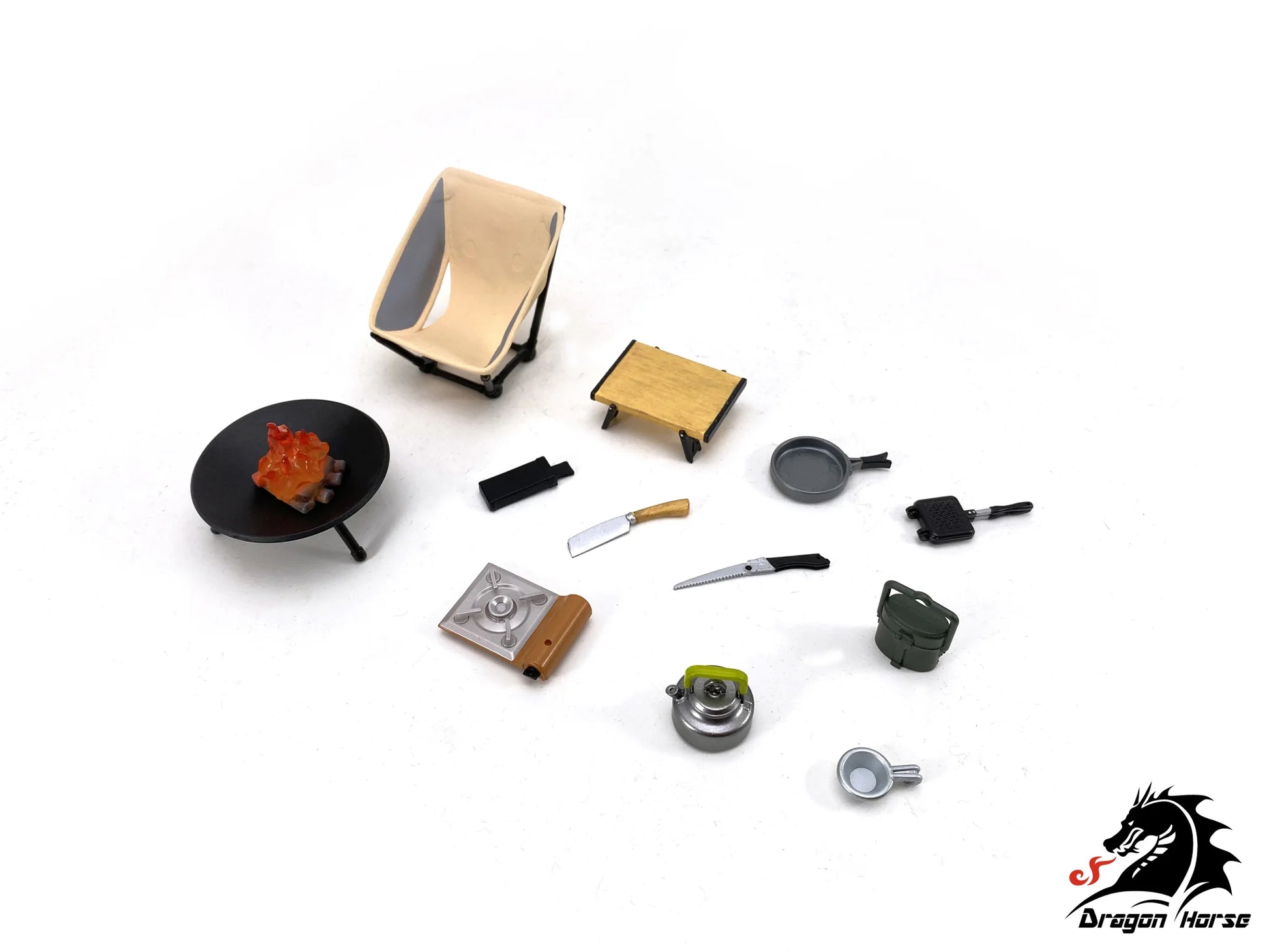 DRAGON HORSE DH-E004 1/12スケール キャンプ装備セットB