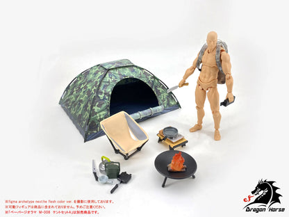 DRAGON HORSE DH-E004 1/12スケール キャンプ装備セットB