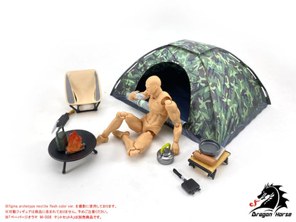 DRAGON HORSE DH-E004 1/12スケール キャンプ装備セットB