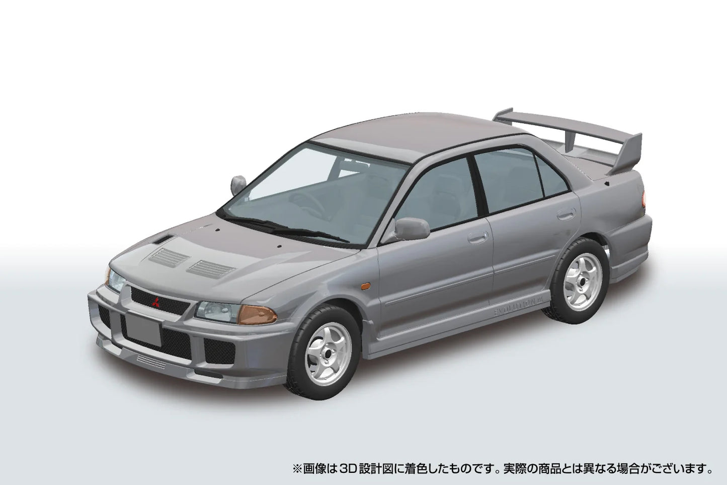 楽プラ スナップカー CE9A ランサーGSRエボリューションIII 1995 (クイーンズシルバー)